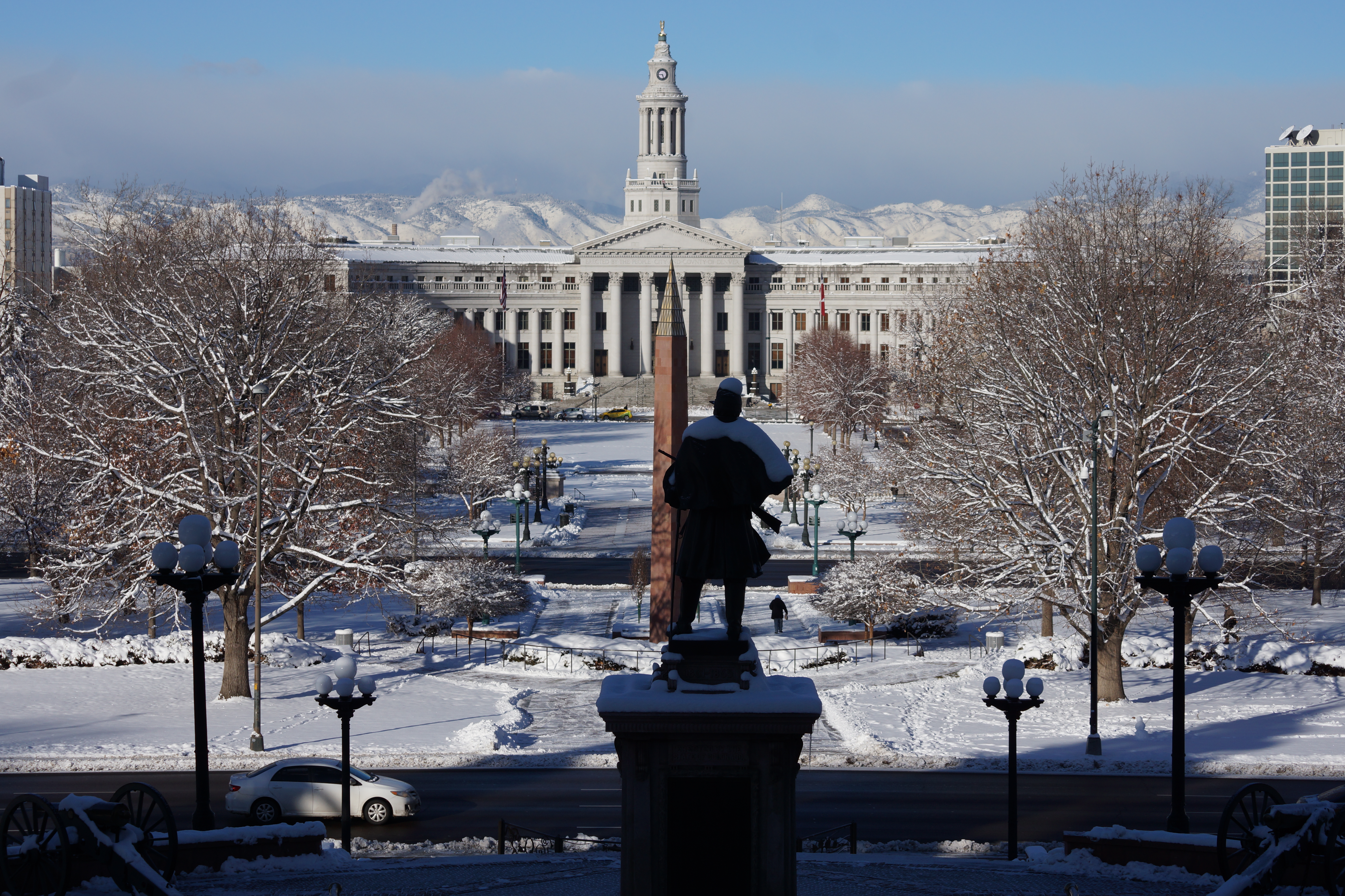 Image of Denver taken from the Colorado State Capitol