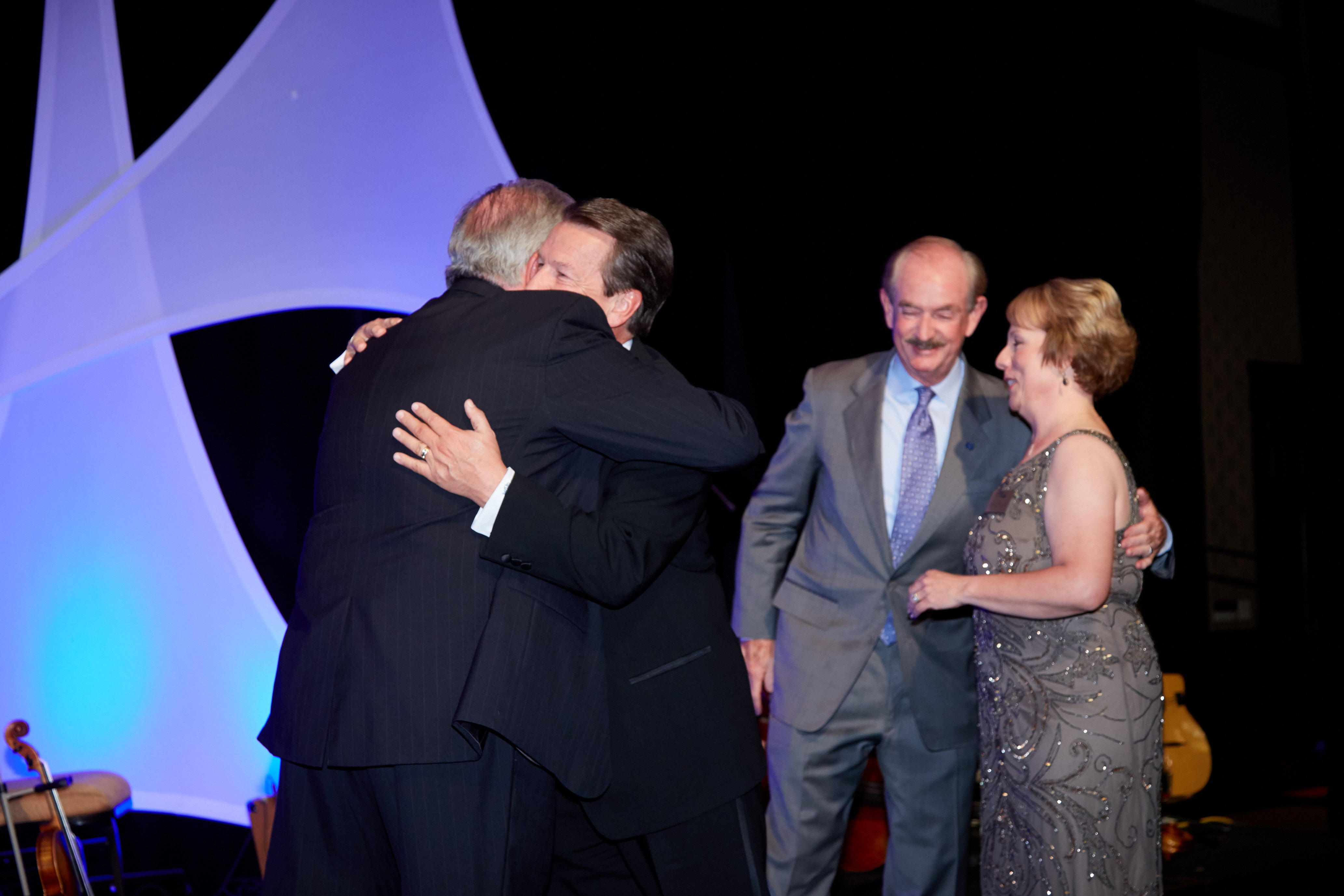 Photo of Scott Matthias accepting a REALTOR of the YEAR Award