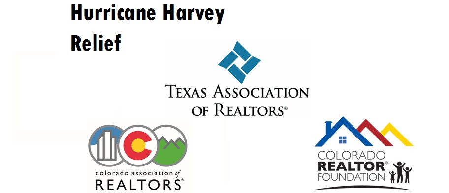 Hurricane Harvey relief: Texas and Colorado realtor logos