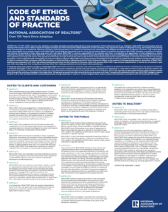 Code of Ethics and Standards of Practice document.