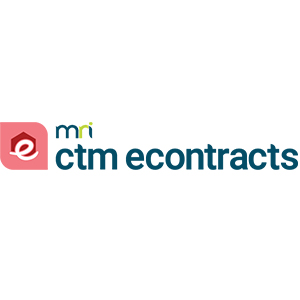 Logo of MRI CTM eContracts system.