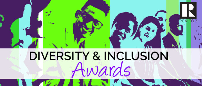 Diversity and Inclusion Awards colorful graphic banner.